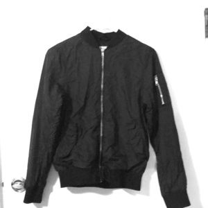 Black Bomber Jacket